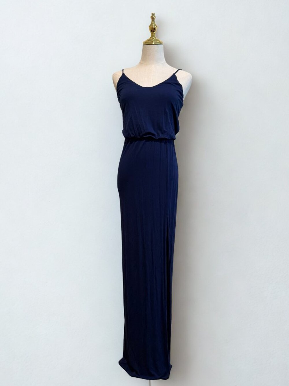 Lulus Blue Side Slit Maxi Dress Size Medium - Picture 4 of 12